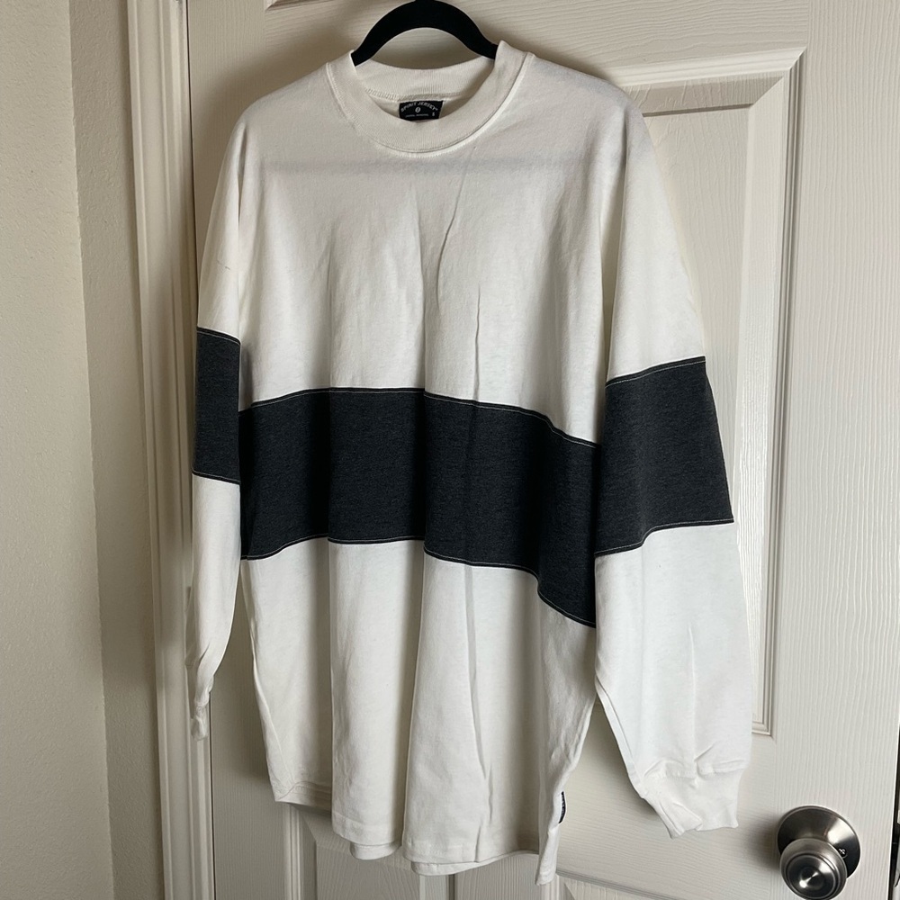 Spirit Jersey Long Sleeve Horizontal Stripe – Small - Picture 2 of 8